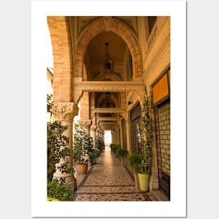 Ornate Portico in Treviso, Italy Posters and Art